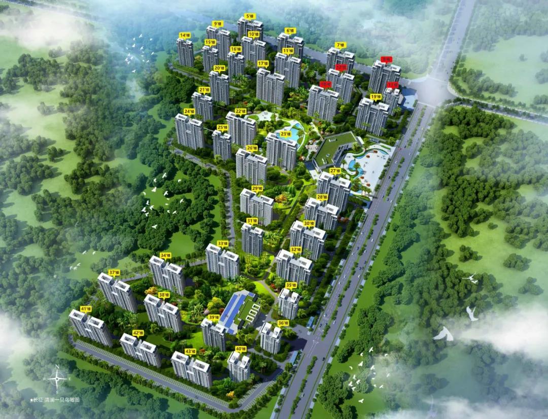 长征清澜一贝沙盘图