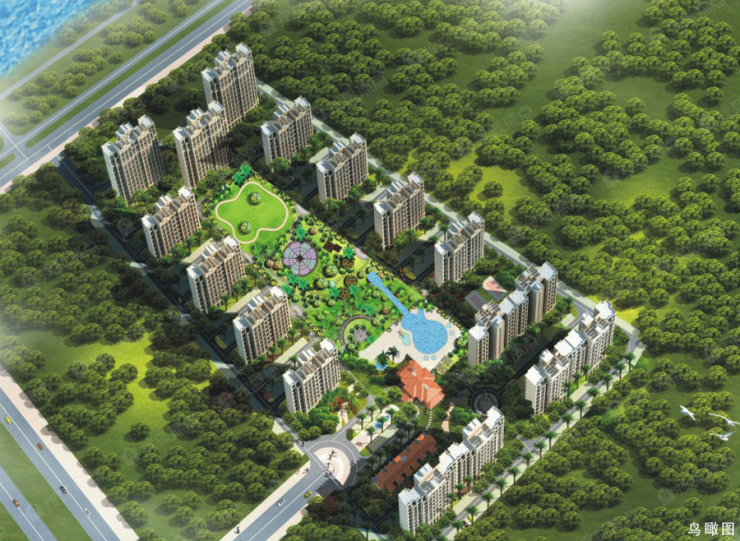 椰海温泉嘉苑二期建面约66-94㎡ 南北朝向