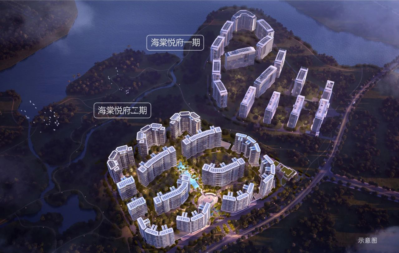 海棠悦府沙盘图