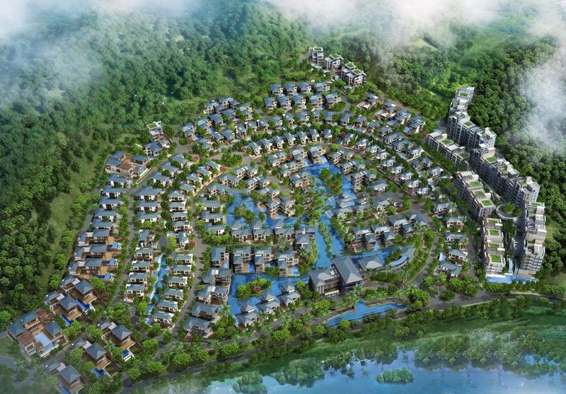 远洋山海鸟瞰图