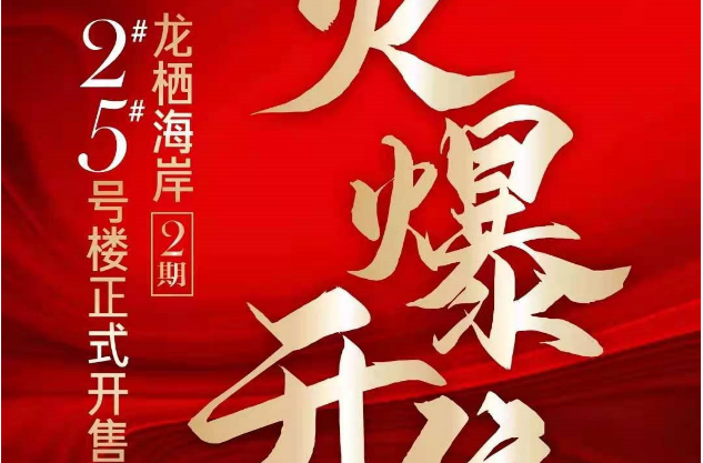 龙栖海岸二期2#、5#正式开售，总价约200万/套