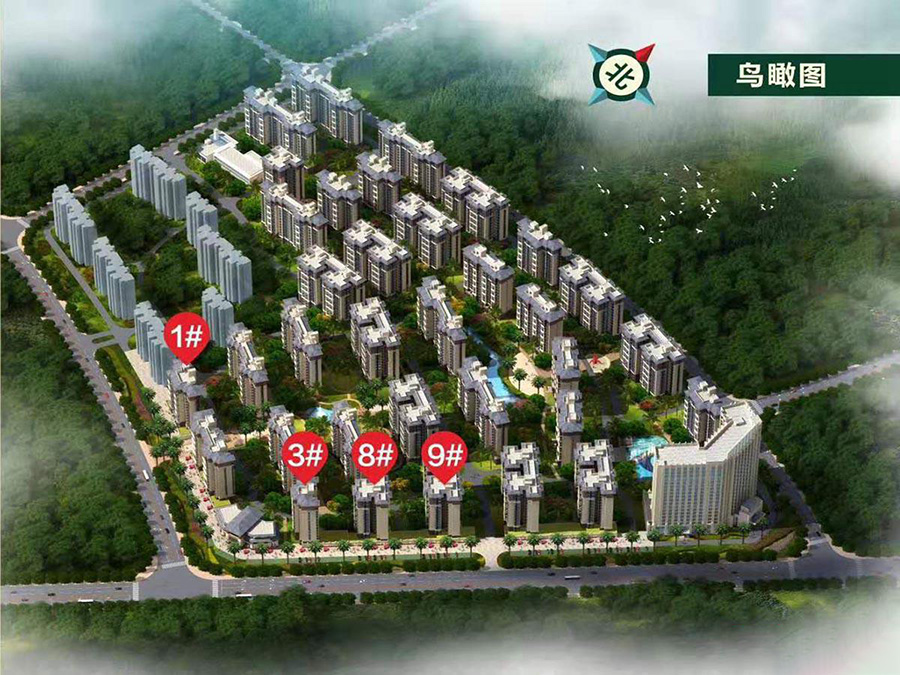 汇元文澜世家东侧毗邻文澜江公园 ,景色美好