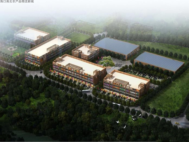 海口绿园仙民物流新城鸟瞰图