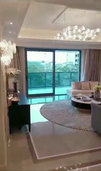 海域阳光建面260㎡户型样板间实景拍摄