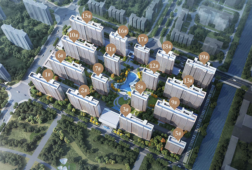 招商臻园沙盘图