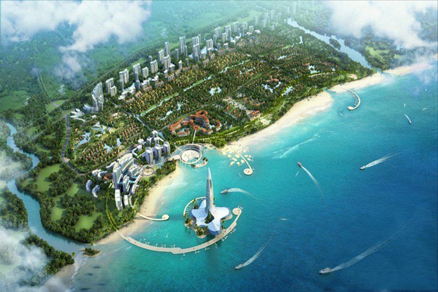 龙沐湾太阳城沙盘图