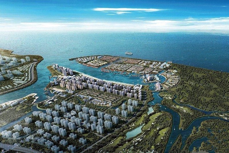 碧桂园中央半岛鸟瞰图 碧桂园中央半岛鸟瞰图
