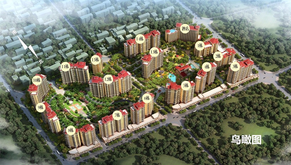 文昌半岛阳光鸟瞰图