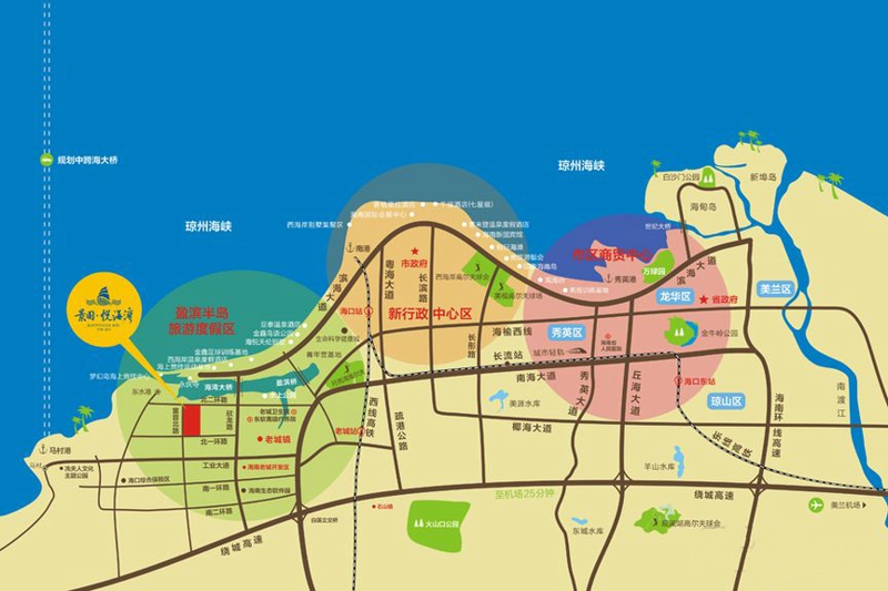 景园悦海湾区位图