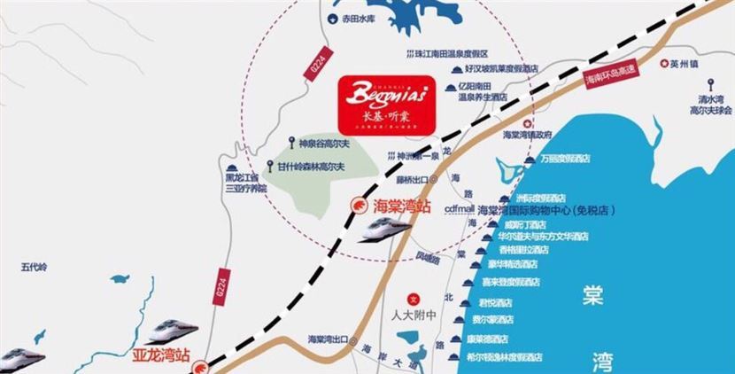 长基听棠区位图 长基听棠区位图