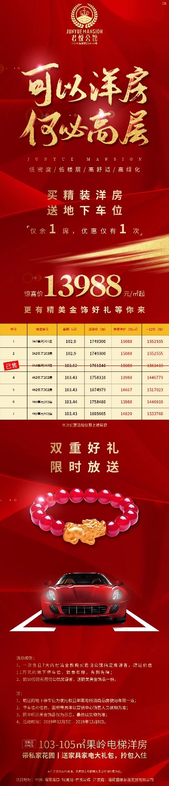 特惠房源表