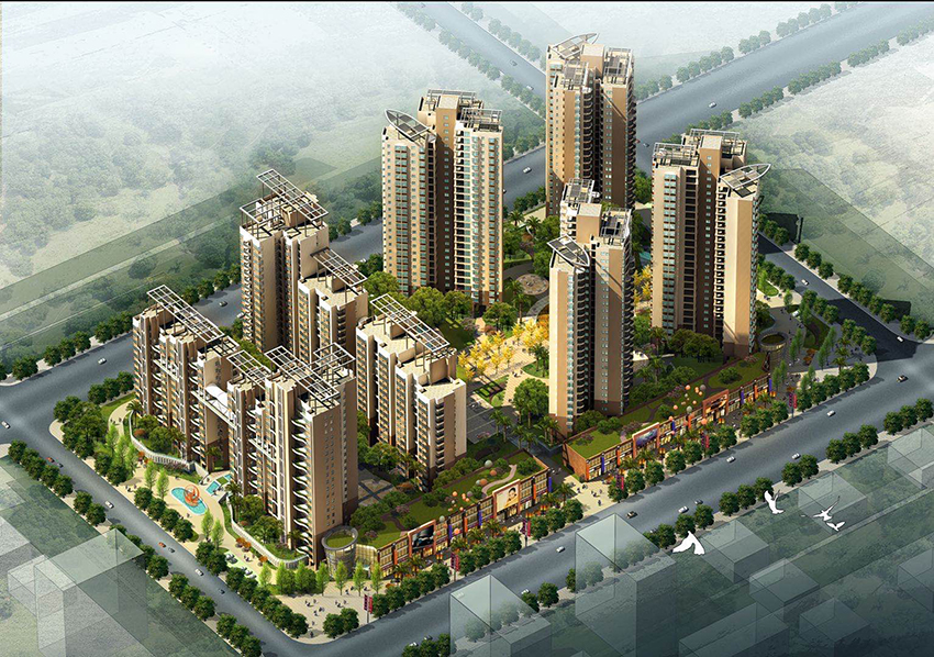 丽晶海景花园沙盘图