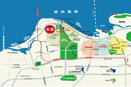 大华锦绣海岸区位图 大华锦绣海岸区位图