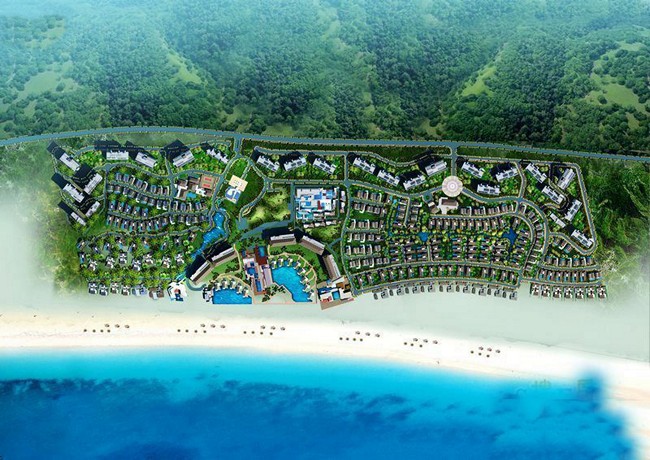 合景汀澜海岸整体效果图
