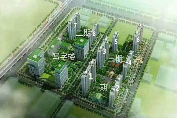海鑫城沙盘图