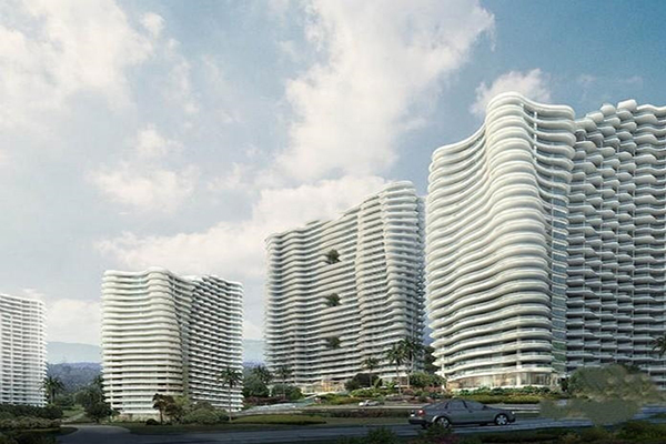 龙栖湾波波利海岸在售户型115平米的2+1房及128平的3+1房