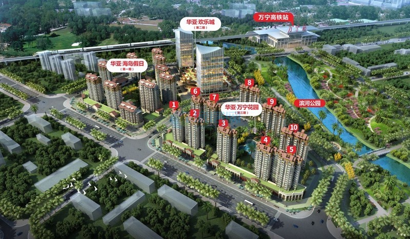 华亚海岛假日在售价格为：25000元/平方米