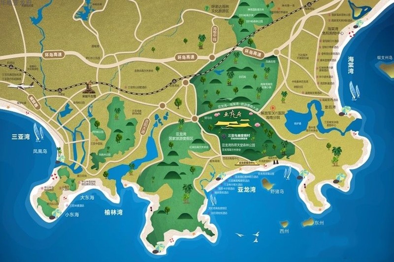 华皓亚龙府区位图 华皓亚龙府区位图