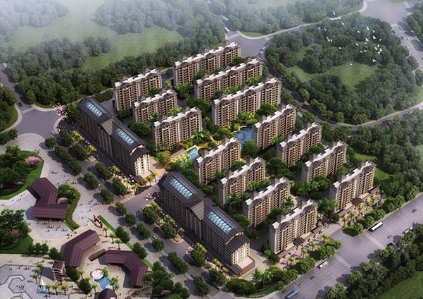 东方天涯驿站鸟瞰图