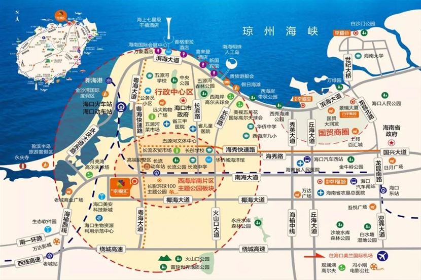 南海幸福汇区位图
