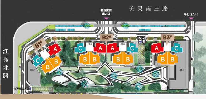 海控江秀府沙盘图