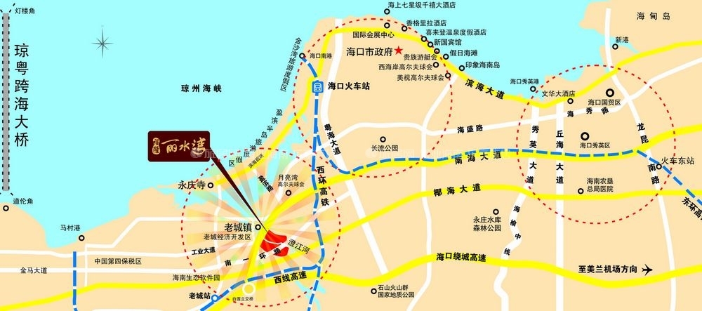 福隆丽水湾区位图