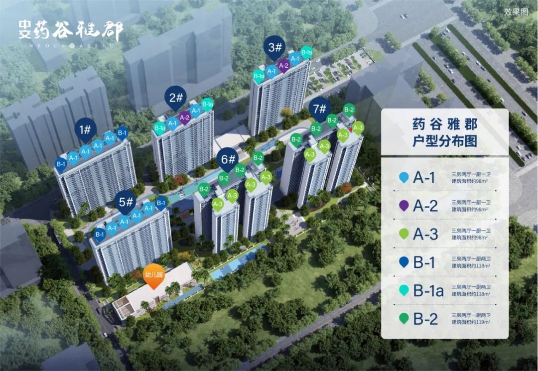 中交药谷雅郡沙盘图