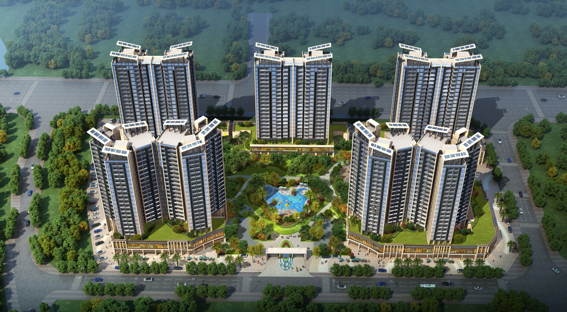三亚景园城主推建面68-132平的一房至三房