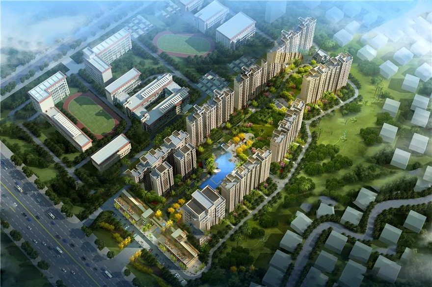 昌茂春天里鸟瞰图