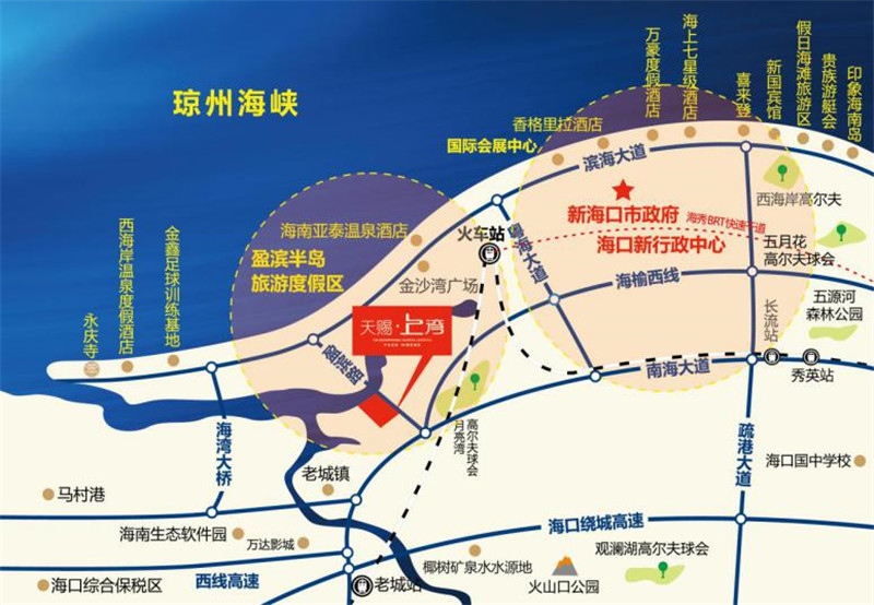 天赐上湾区位图