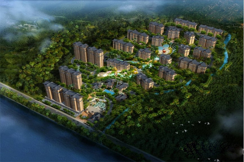 溪林雅居沙盘图