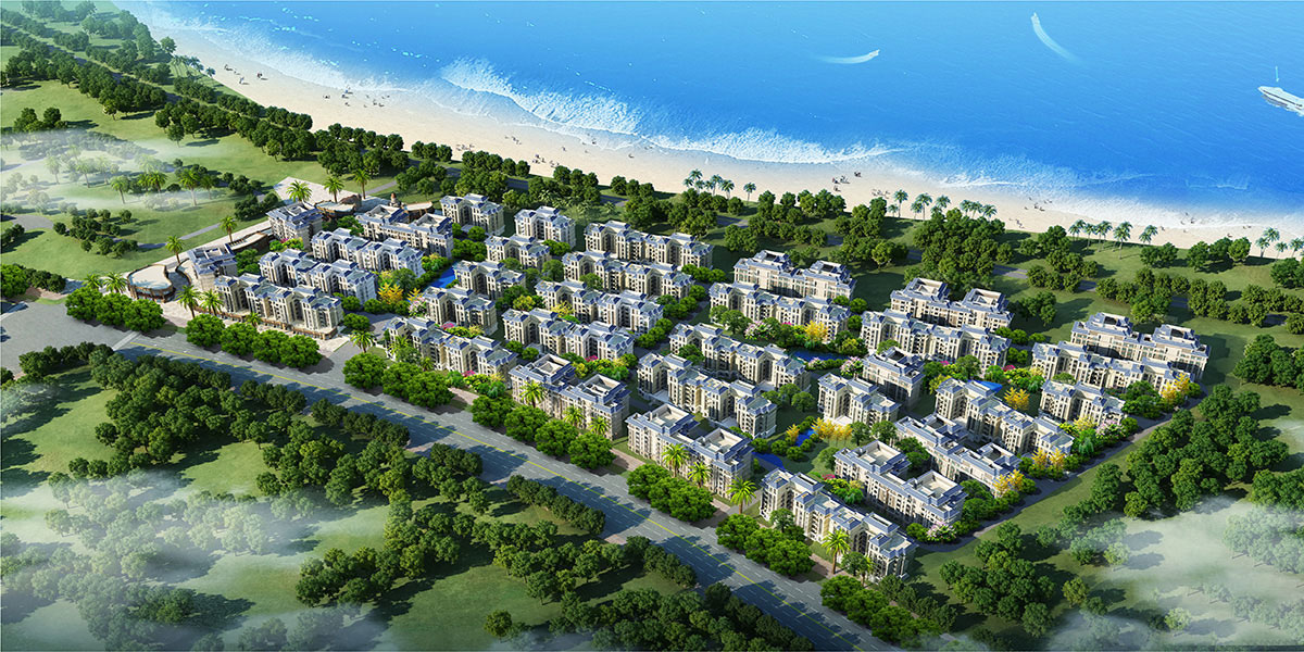 恒大双海湾项目出8#，9#，42#，43#，在售建面104~119㎡的三房，均价13800元/㎡