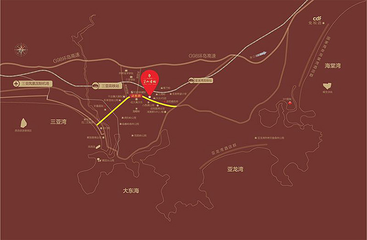 半山香榭区位图 半山香榭区位图