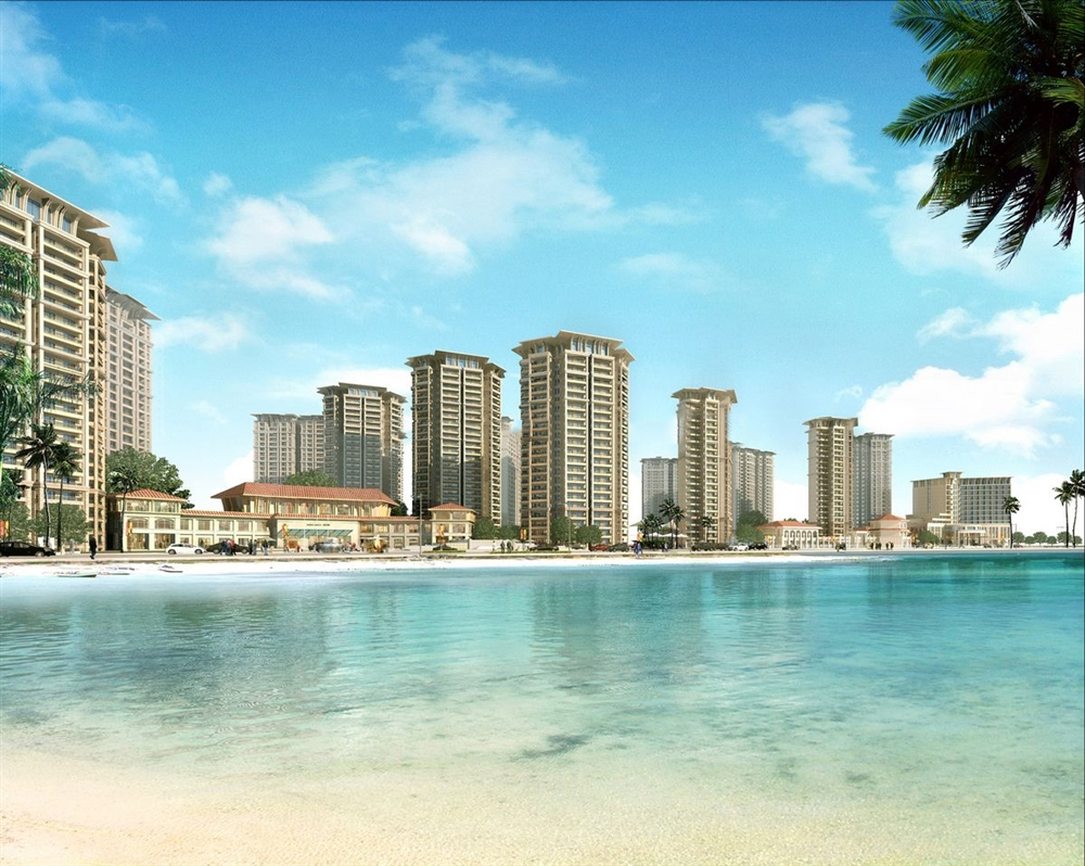中视金海湾建面约61-148㎡一至四房，均价17000元/㎡