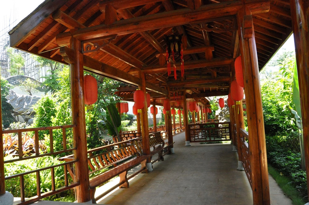 小区配套:休憩长廊