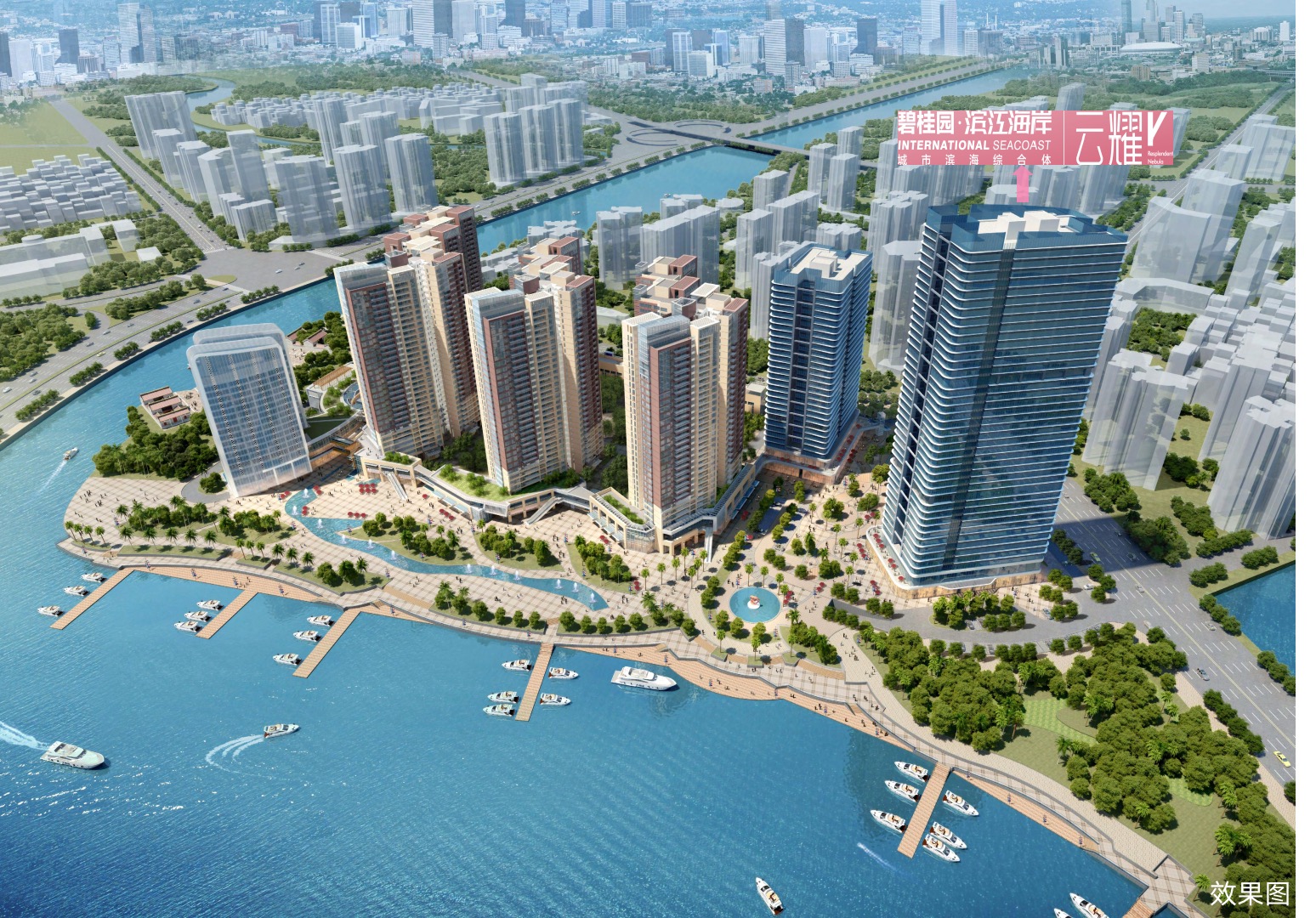 海口碧桂园滨江海岸云耀在售，江海双景观